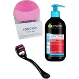 KFC Home Siyah Nokta Karşıtı Kömürlü + Forever Cilt Temizleme& Masaj Aleti + Derma-Roller