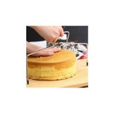 KfcHome Pratik Pandispanya Kek Pasta Kesme Testeresi | Pasta Kek Kesme Ve Dilimleme Aparatı Teli