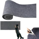 KFDDRN Kedi tırmalama matı, kedi tırmalama tahtası, kedi duvarı, düzeltilebilir kendinden yapışkanlı kedi koltuk koruyucu, kedi tırmalama matı, kendinden yapışkanlı halı, mat, ped yedek (koyu gri, 30 x 100