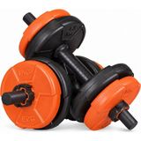 kg Dambıl Seti Turuncu-Siyah 6 In 1 Fitness Set