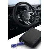KG GROUP Renault Megane 2 Uyumlu Mavi Dikme Direksiyon Kılıfı