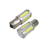 Kgn P21W Beyaz Mercekli Led 93 Sinyal Stop Ampul 33 Led 12V Tek Duy Düz Tırnak