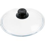 KGPart Tüm Tencere ve Tavalara Uygun Pyrex Cam Kapak - 16 cm