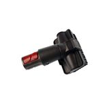 KGPart V10-V11-V15 Süpürge Dikdörtgen Mobilya Fırçası, Dyson ile Uyumlu, Siyah