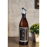 KHAKMA Amber Cam Tasarım 500 ml Zeytinyağı Sıvıyağ Şişesi Yağdanlık Yağlık 500u S Ze