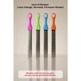 KHAKMA İnce Uzun El Rendesi Paslanmaz Çelik – Limon Kabuğu, Sarımsak, Parmesan Rendesi | 27,5 cm