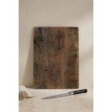 Khakma Woodstyle Cam Kesme Tahtası – 25X35 cm | Ahşap Görünümlü Temperli Cam Kesme Tahtası