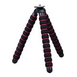 Khalia-Foto Esnek Tripod, Ahtapot Tripod 25cm, 4kg Kapasiteli, Siyah, Akıllı Telefonlar İçin Uyumlu