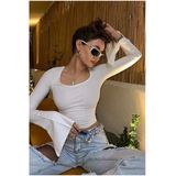 Khar Kadın Basic Crop Top Eyy