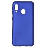 Khayra Galaxy A40 Kılıf KHYR Premier Silikon Kapak - Saks Mavi