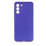 Khayra Galaxy S21 FE Kılıf KHYR Premier Silikon Kapak - Saks Mavi