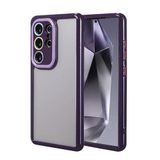 Khayra Galaxy S24 Ultra Kılıf Kamera Korumalı Renkli Kenar ve Çerçeve Tasarımlı KHYR Vitamin Kapak-Derin Mo