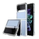 Khayra Galaxy Z Flip 4 Uyumlu KHYR Vonn Kılıf-Renksiz