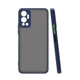 Khayra İnfinix Hot 12 Kılıf KHYR Hux Kapak - Lacivert