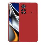 Khayra Poco M4 Pro 4G Kılıf KHYR Premier Silikon Kapak - Kırmızı