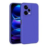 Khayra Redmi Note 12 Pro 5G Kılıf KHYR Premier Silikon Kapak - Saks Mavi