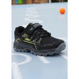Khayt Ferrex Su ve Soğuk Dayanıklı Kaymaz Taban Kışlık Unisex Çocuk Spor Ayakkabı - Siyah - Füme
