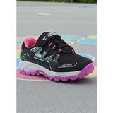 Khayt Ferrex Su ve Soğuk Dayanıklı Kaymaz Taban Kışlık Unisex Çocuk Spor Ayakkabı - Siyah - Fuşya