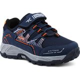 Khayt Runtrail Su ve Soğuk Dayanıklı Kaymaz Taban Kışlık Unisex Çocuk Spor Ayakkabı - Lacivert - Turuncu