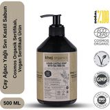 Khej Organics No.6 Organik Vegan Çay Ağacı Yağlı Organik Sıvı Kastil Sabun (Akne/yağlı Cilt Sabunu)