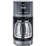 Khg Kahve Makinesi KA-184 Dg Koyu Gri, 12 Fincan, 1,5 L, 900W, Otomatik Kapatma, Kalıcı Filtre, Cam Sürahi ve Filtre Tutucu Bulaşık Makinesinde Yıkanabilir, Zamanlayıcı Fonksiyonu, LCD Ekran, Damlama