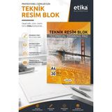 Khi-Zai A4 Teknik Resim Blok - 30 Yaprak, Profesyonel Mühendislik ve Mimarlık Çizim Defteri, Ofis ve Okul Için Kaliteli Kırtasiye Ürünü - --