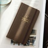 Khi-Zai Charmlı Süresiz Haftalık Planlayıcı Cep Ajanda 9X17 cm Kahverengi - 0 - --