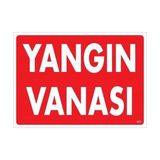 Khi-Zai Yangın Vanası Uyarı Levhası 25X35 KOD:873