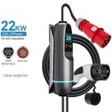 Khons Trifaze 22KW 32Amper Elektrikli Araç Şarj Cihazı Çanta ve Ev Prizi Dönüştürücü Hediyeli Togg Uyumlu - 22kw-32Amper