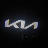 Kia Araçlar İçin Mesafe Sensörlü Fotoselli Pilli Yapıştırmalı Kapı Altı Led Logo