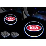 Kia Araçlar İçin Pilli Yapıştırmalı Kapı Altı Led Logo