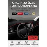 Kia Bongo 2004-2019 - 3D Torpido Koruma Kılıfı - Ön Göğüs Kaplama - Kırmızı Şerit Trobus Bongo