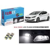 Kia Ceed LED Plaka Aydınlatma Ampul Seti FEMEX Parlak Beyaz