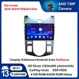 Kia Cerato 2010-2013 Yıl Dijital Kılma Android Sürüm 13 Kablosuz Carplay Navigasyon Multimedya 9 Inç Ekran 4gb Ram + 64GB Bellek Otomatik Klima Çerçeve ve Arka Görüş Kamerası ile