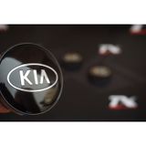 Kia Jant Göbeği Kapak Seti 60Mm-Kırmızı Siyah