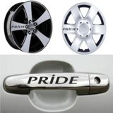 Kia Pride Kapı Kolu Jant Sticker Yapıştırma 8 Adet
