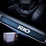 Kia Rio Carbon Fiber Kapı Eşiği Yazısı Sticker Boya Koruma