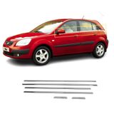 Kia Rio Hb Kasa Krom Cam Çıtası 6 Prç 2006-2011 Arası Paslanmaz Ç