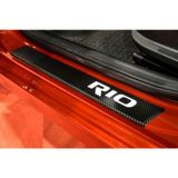 Kia Rio Mk4 Carbon Fiber Kapı Eşiği Yazısı Sticker Boya Koruma
