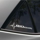 Kia Rio Yan Cam Sticker Oto Kapı Çıkartma Aksesuar 20cmx7cm