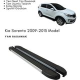 Kia Sorento 2009-2013 Yan Basamak - Araca Özel - 01 - Siyah - Gri