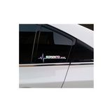 Kia Sorento Yan Cam Sticker Oto Kapı 20 Cm X 7 Cm Holo-Chroma