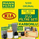 Kia Sportage 1.6 GDI T-GDI Mann-Filter Filtre Seti 2016-2020