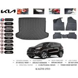 Kia Sportage 2016 Model 3D Bagaj Havuzu+4d Havuzlu Paspas Setii - Siyah