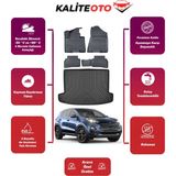 Kia Sportage 2019 Model Bagaj Havuzu+4d Araca Özel Havuzlu Paspas Takımıı Prqx - Siyah