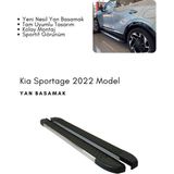 Kia Sportage 2022 Yan Basamak - Araca Özel - 01 - Siyah - Gri