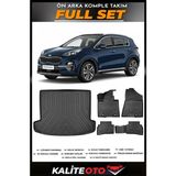 Kia Sportage Bagaj Havuzu+4.5d Havuzlu Paspas Seti 2018 Model - Siyah