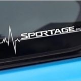 Kia Sportage Napız Kalp Kelebek Cam için Sticker Yapıştırma