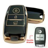 Kia Sportage Sorento Ceed Cerato Optimo Uyumlu Smart Kumanda Anahtar Kılıfı Oto Anahtarlık