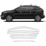 Kia Stonic Cam Çerçevesi Kenar Çıtası Krom Tamtur 2018+ 10 Parça - -